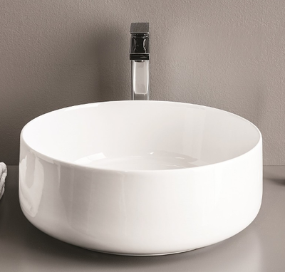  ARTCERAM • vasque COGNAC 42 COL001 /Blanc brillant