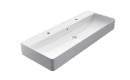  OXODESIGN • LAVABO BLANC BRILLANT 101x42 SPB1012