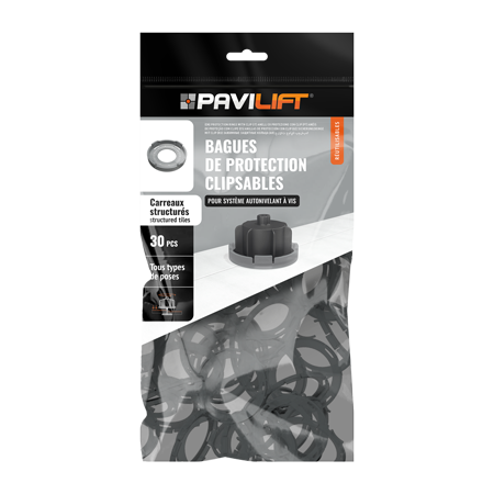 PAVILIFT : BAGUES de protection clipsables antiabrasion /Sachet 30U BAGCLIP30NB