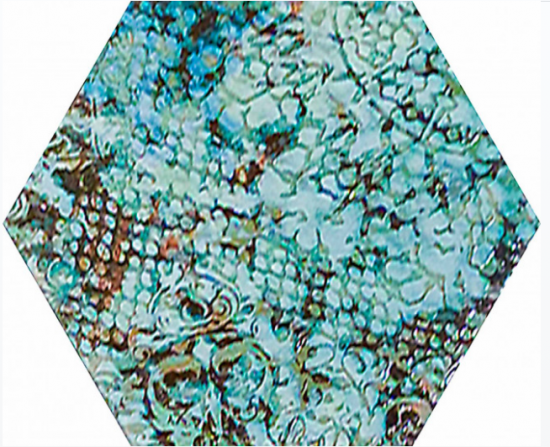 APAVISA • INEDITA HEXAGONE 25x29 /G-7254 /BLUE