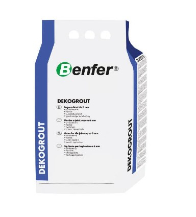 BENFER • DEKOGROUT JOINTS 1-6mm 5 Kg /Testa di moro 000005990