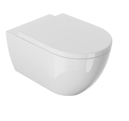 SANYCCES : WC suspendu/mural ceramique ARC /Blanc Brillant WCM50154WG