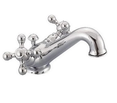 CISAL • ARCANA Mitigeur de lavabo rétro AC000510 /2A Nickel satiné brossé