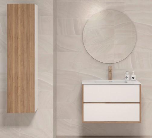 BONALIFE : NOA Colonne de rangement h140cm CHA06140 /Nogal fall
