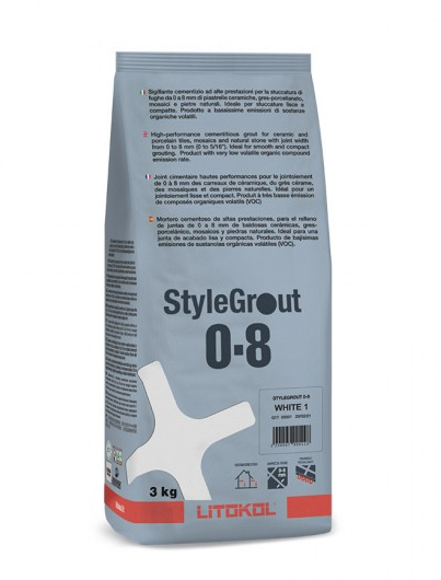 MORTIER-JOINTS StyleGrout 0-8 - Ivory 3 -3 kg /LITOKOL