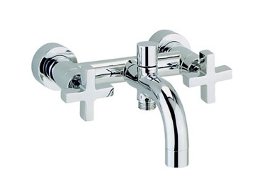 CISAL • BARCELONA Mitigeur bain/douche BA000133 /2A Nickel satiné brossé